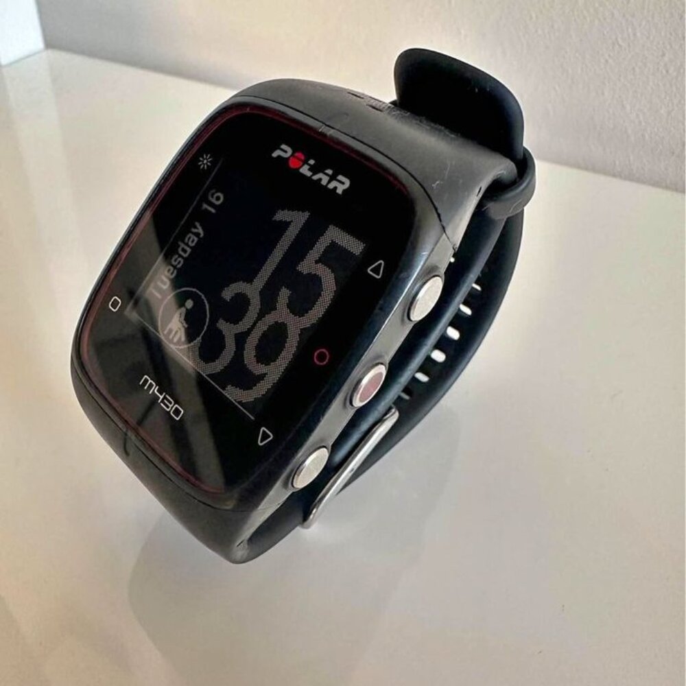 Polar M400 GPS running watch black